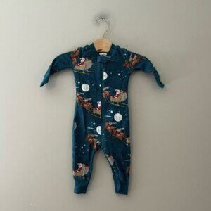 $16‎ ADD ON Hanna Andersson Santa holiday zippy 3-6M H&M zara mini boden